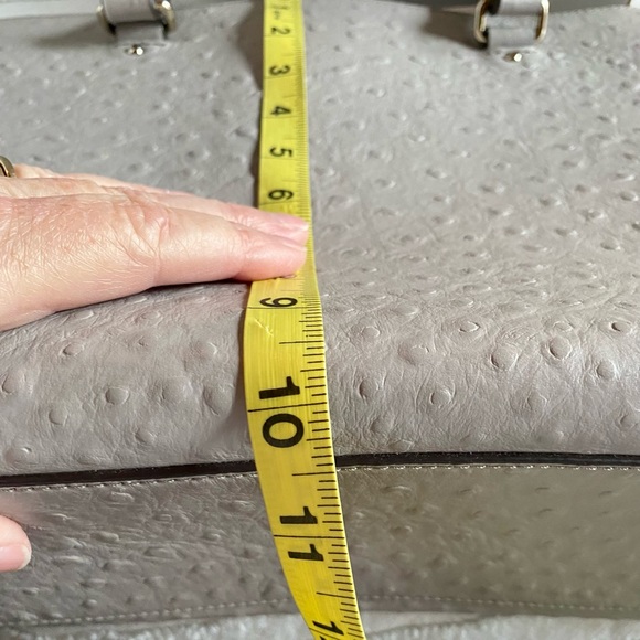 ♠️Kate Spade Bristol Drive Ostrich Loden Satchel Bag♠️  NWOT - with COA - Picture 12 of 13